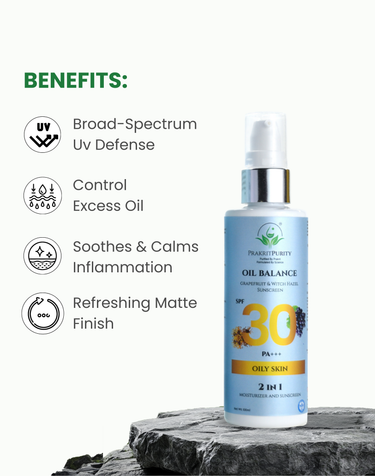 Oil Balance Sunscreen SPF30 PA+++ for Oily Skin 100ml