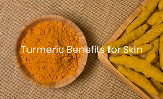 Haldi (turmeric) powder in a bowl showcasing the natural benefits of turmeric for glowing, blemish-free, and healthy skin care routines.