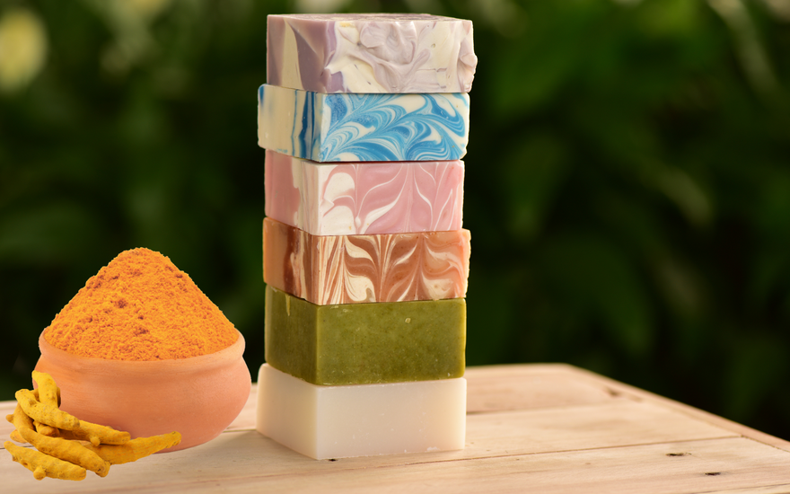 Unveiling the Secret to Naturally Glowing Skin with Haldi Chandan & Kesar Handmade Glycerin Soap