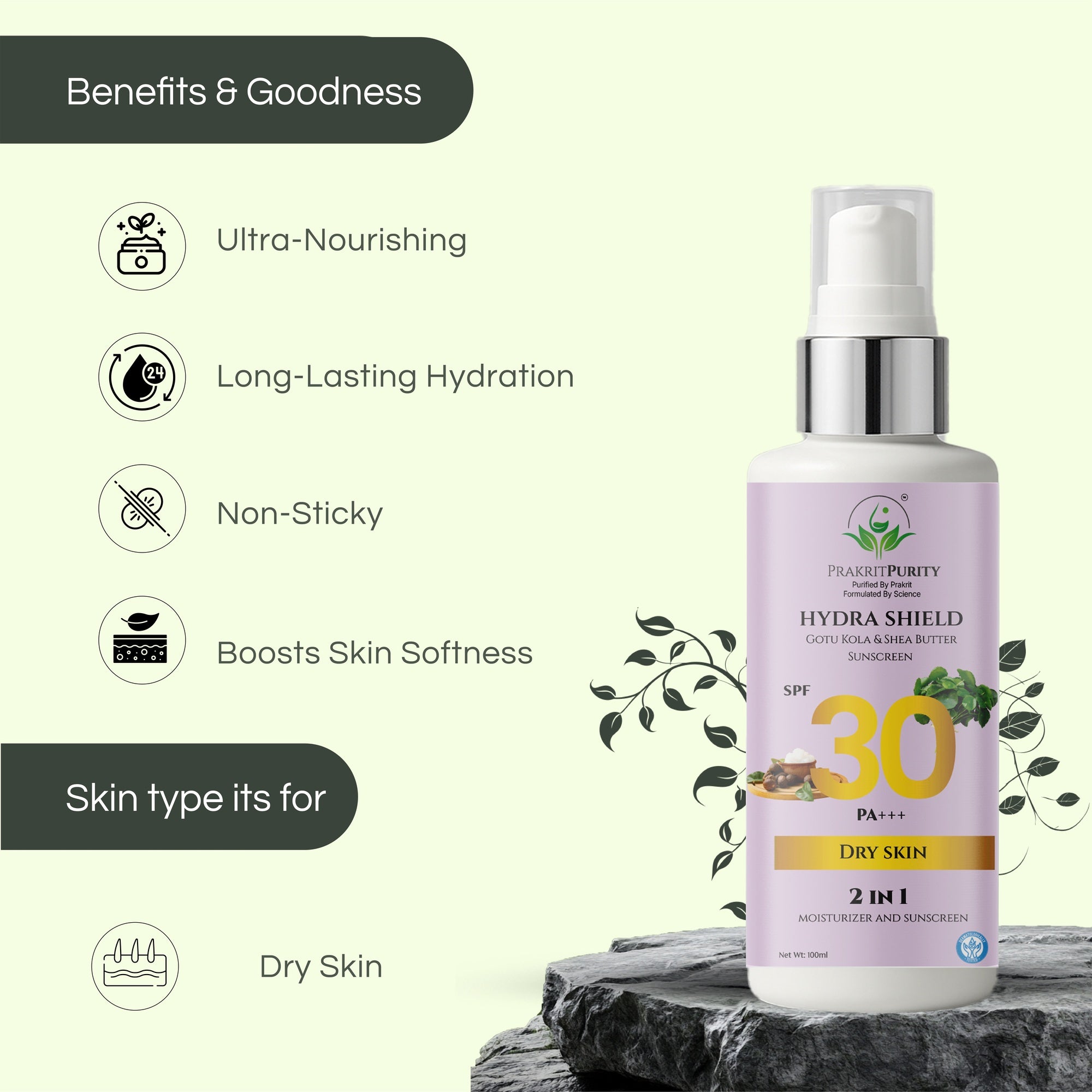 Hydra Shield Sunscreen SPF30 PA+++ 100ml