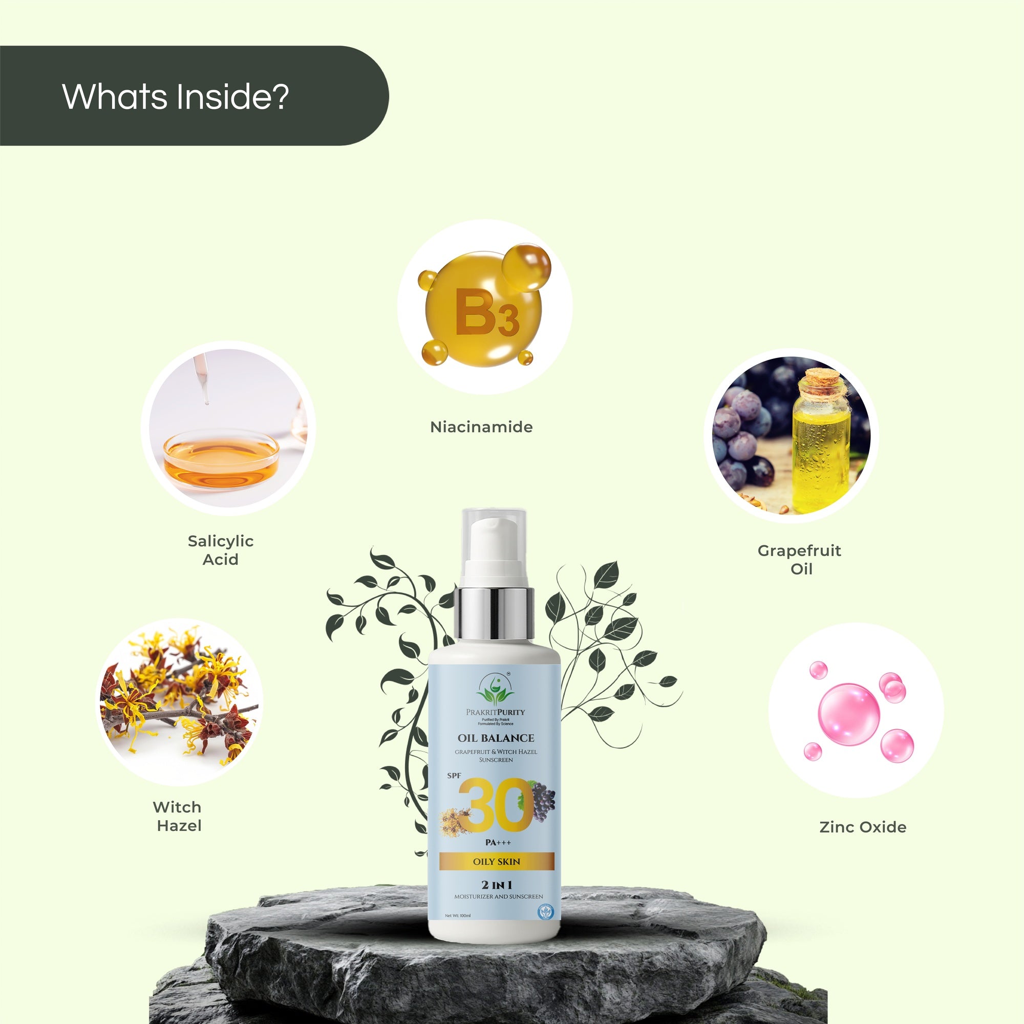 Oil Balance Sunscreen SPF30 PA+++ 100ml