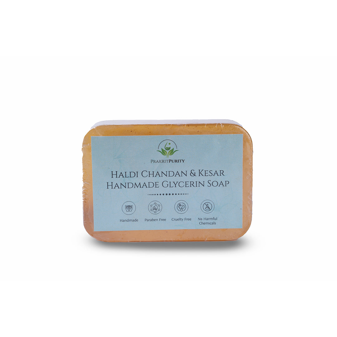 Haldi Chandan & Kesar Handmade Glycerin Soap