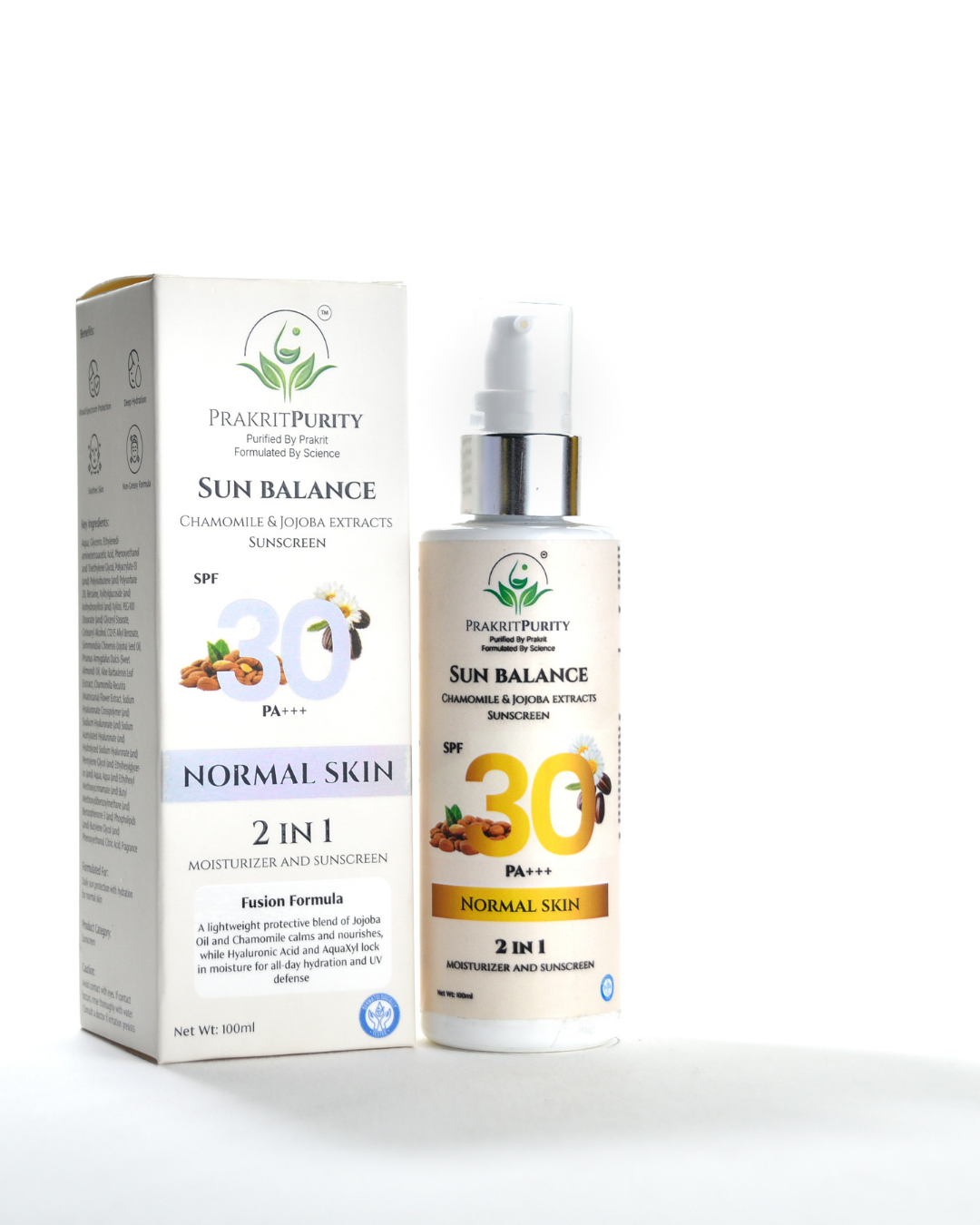 Sun Balance Sun Balance Sunscreen SPF 30 PA+++ for Normal Skin 100ml – PrakritPurity