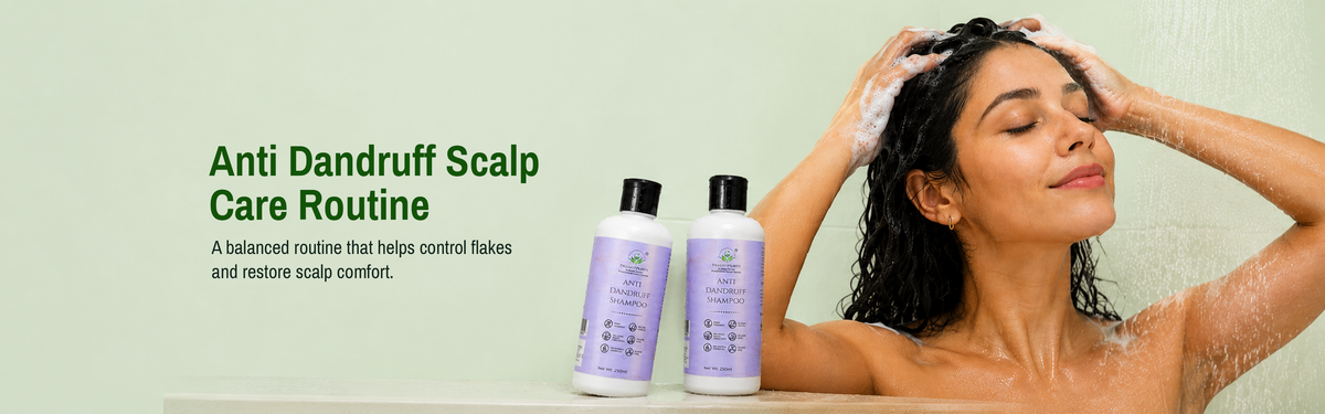 Anti Dandruff Scalp Care Routine