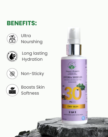 Hydra Shield Sunscreen SPF30 PA+++ for Dry Skin 100ml