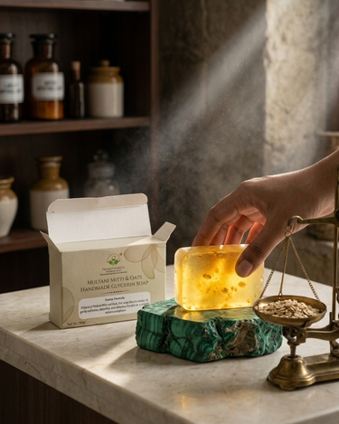 Multani Mitti & Oats Handmade Glycerin Soap 100g